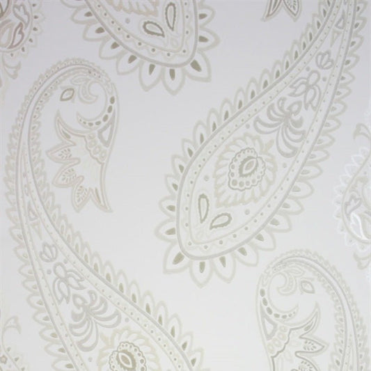 Nizam Wallpaper - Silver - Osborne & Little - W6179-03 - Premier Wallcovering