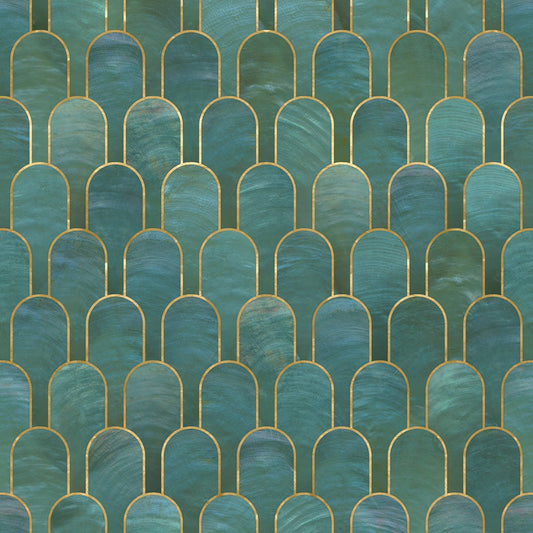 Nizwa Wallpaper - Jade - NLXL - BGR - 01 - Premier Wallcovering