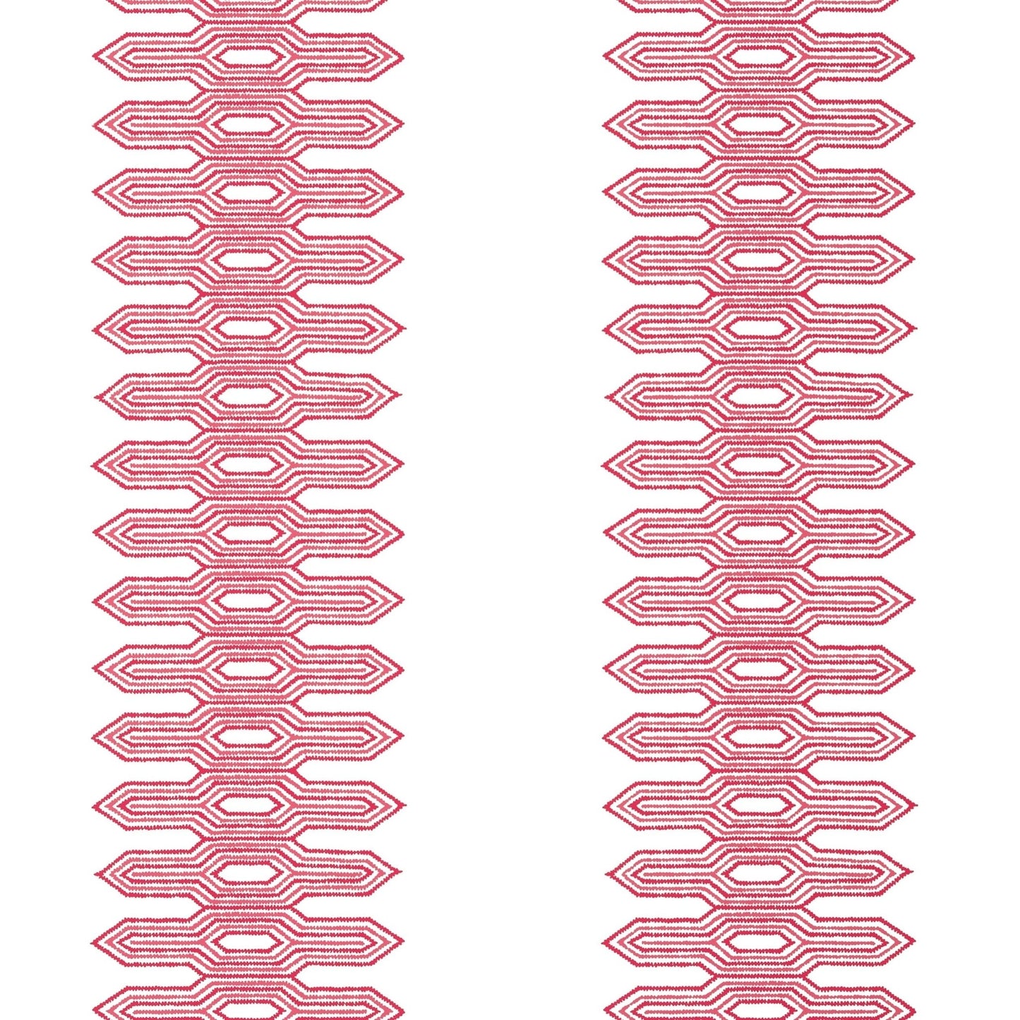 Nola Stripe Wallpaper - Pink - Thibaut - T20812 - Premier Wallcovering