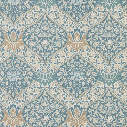 Norbury Wallpaper - Woad/Linen - Morris & Co - 217592 - Premier Wallcovering