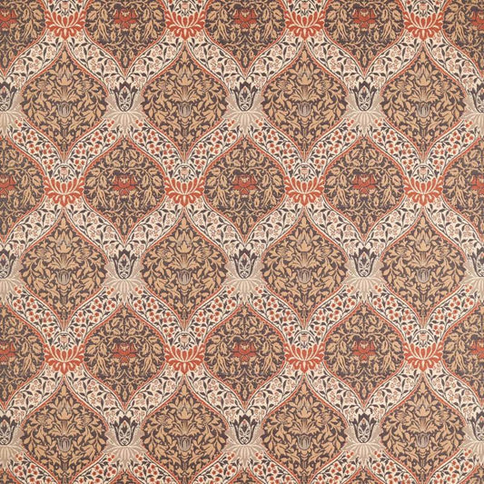 Norbury Weave Fabric - Tobacco/Russet - Morris & Co - 237653 - Premier Wallcovering