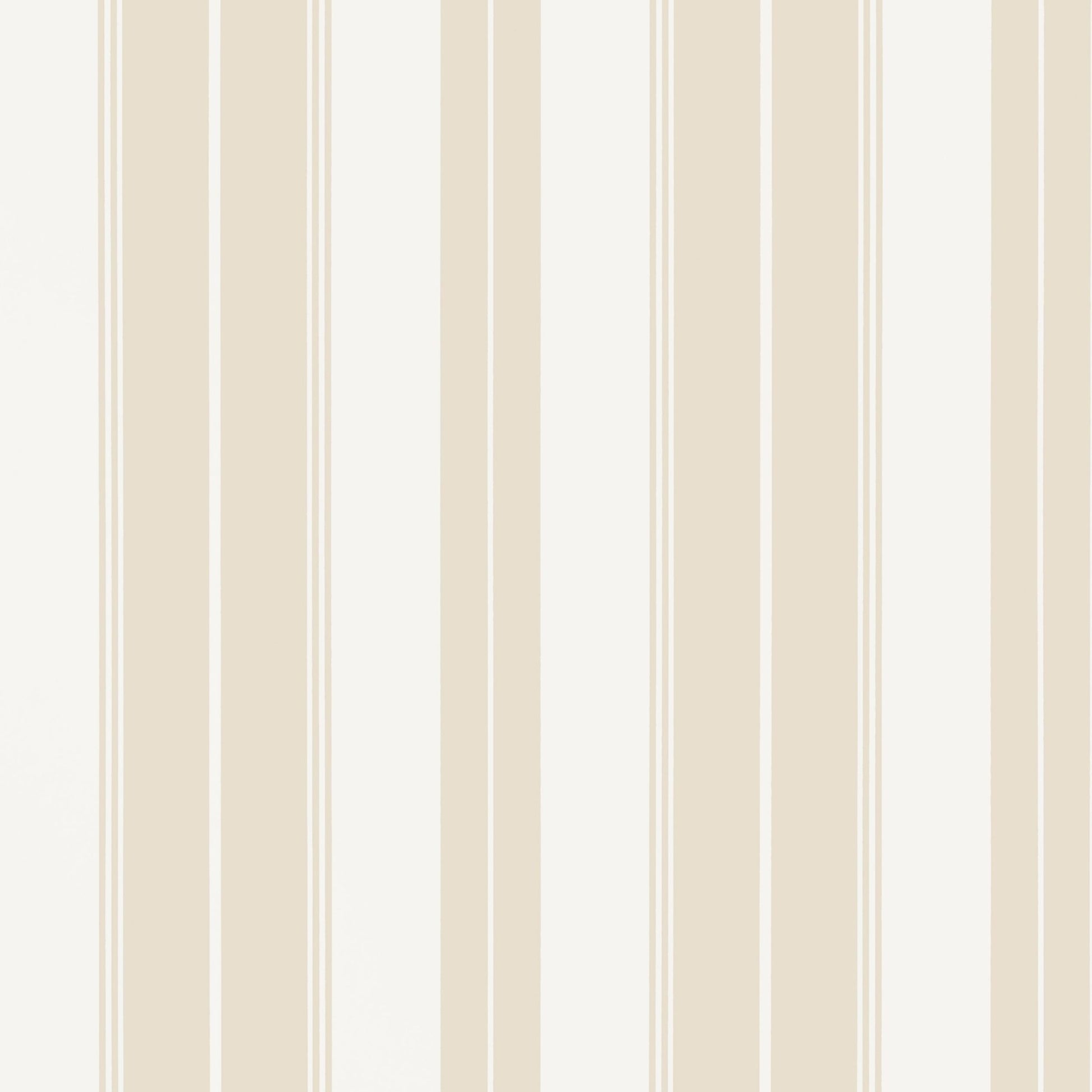 Norfolk Stripe Wallpaper - Beige - Thibaut - T44039 - Premier Wallcovering
