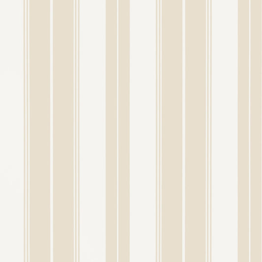 Norfolk Stripe Wallpaper - Beige - Thibaut - T44039 - Premier Wallcovering