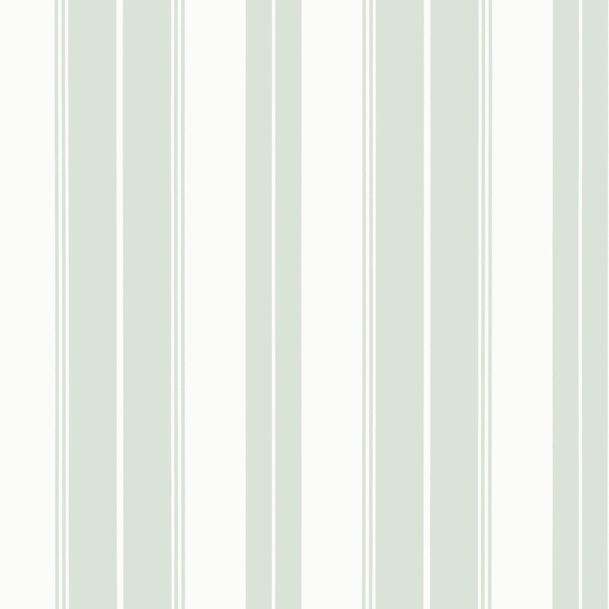 Norfolk Stripe Wallpaper - Willow - Thibaut - T44042 - Premier Wallcovering