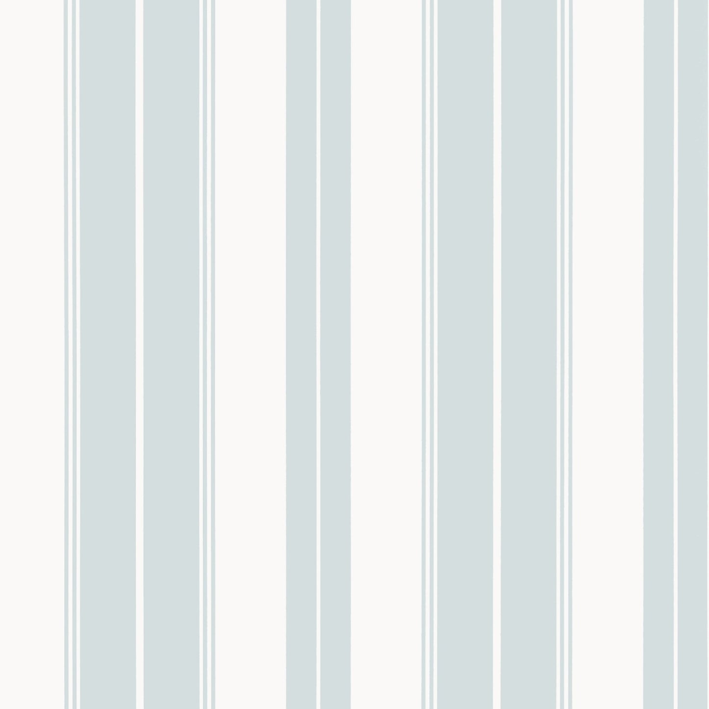 Norfolk Stripe Wallpaper - Spa Blue - Thibaut - T44043 - Premier Wallcovering