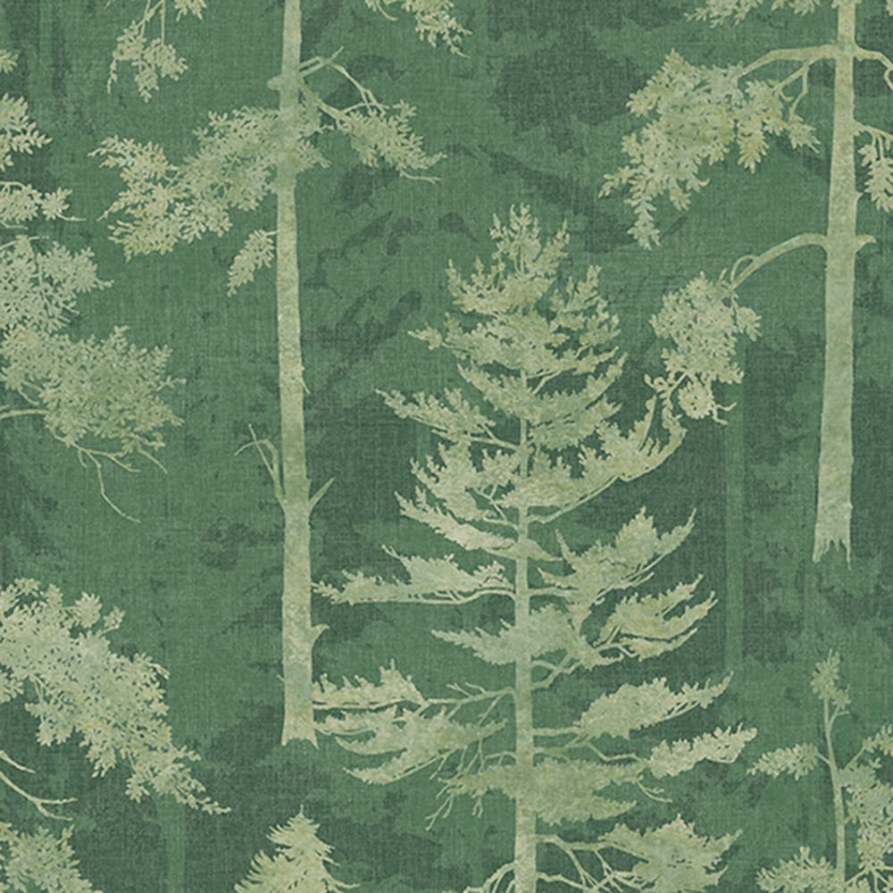 Norse Forest Wallpaper - Emerald - Graham & Brown - 121425 - Premier Wallcovering