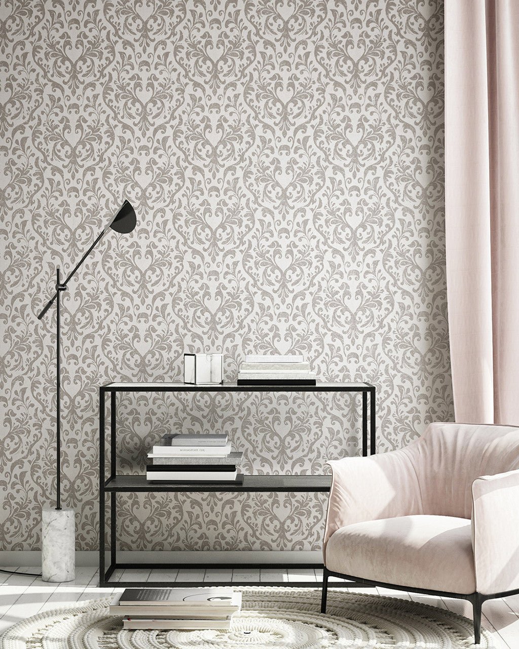 Notting Hill Urban Classics Wallpaper - Cream Gold - Hohenberger - 64858 - Premier Wallcovering