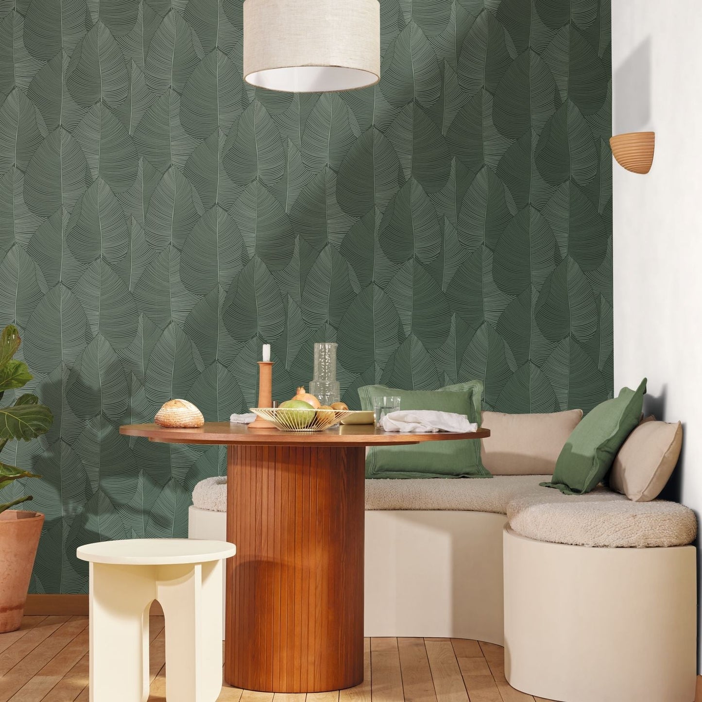 Nuance Wallpaper - Vert Irise - Caselio - 106597070 - Premier Wallcovering