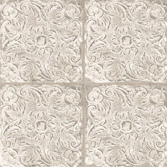 Ny Tile Wallpaper - Natural - Superfresco Easy - 33 - 148 - Premier Wallcovering