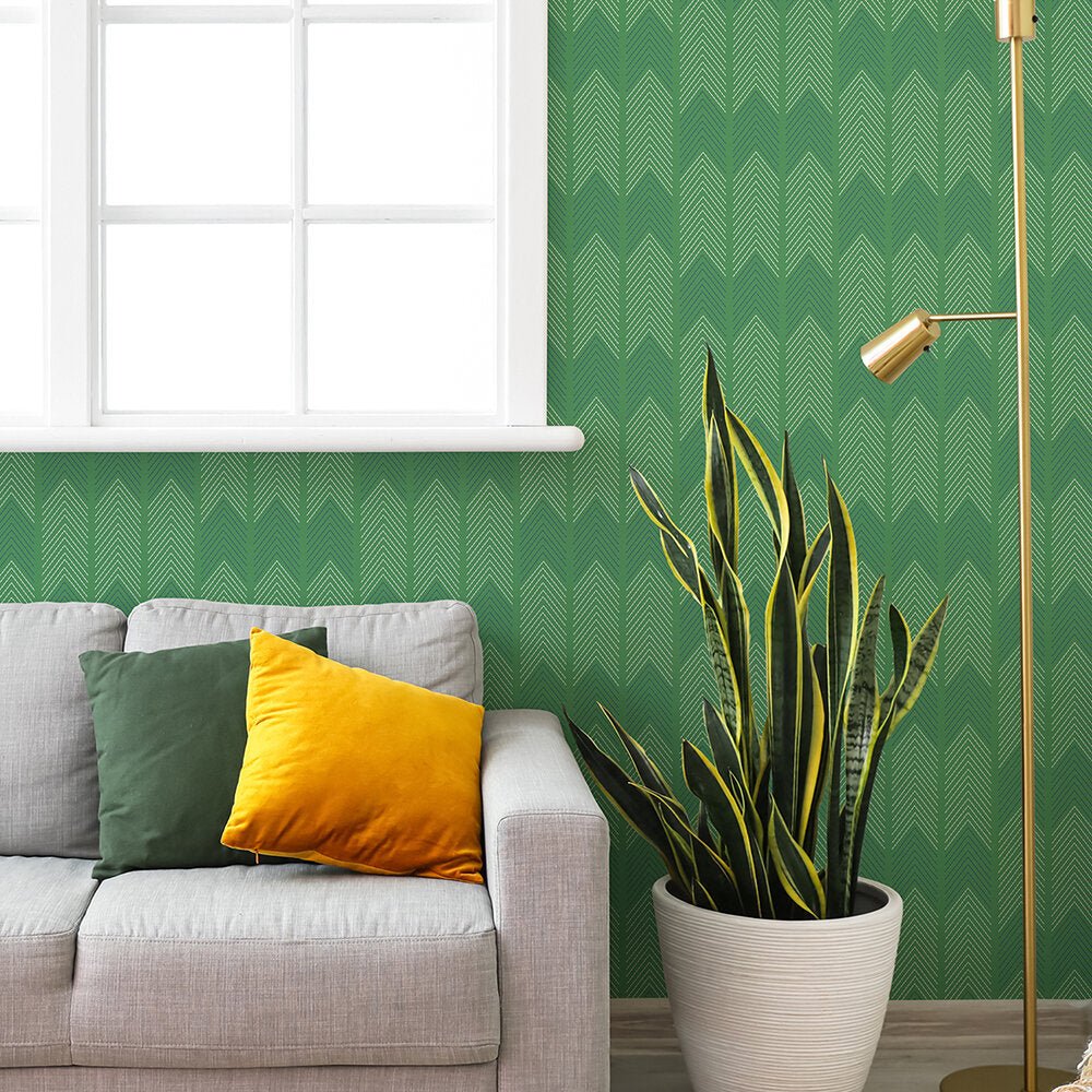 Nyle Wallpaper - Green - A Street Prints - FD26525 - Premier Wallcovering