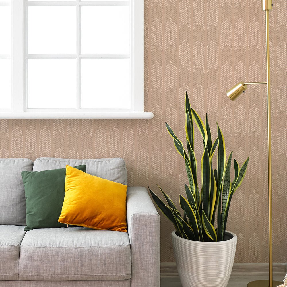 Nyle Wallpaper - Blush - A Street Prints - FD26528 - Premier Wallcovering