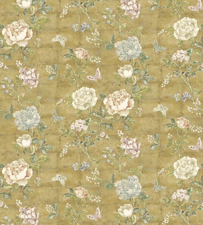 Nymphenburg Wallpaper - Gold - Madeaux - W2000 - 02 - Premier Wallcovering
