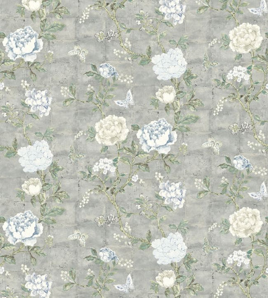 Nymphenburg Wallpaper - Silver - Madeaux - W2000 - 01 - Premier Wallcovering