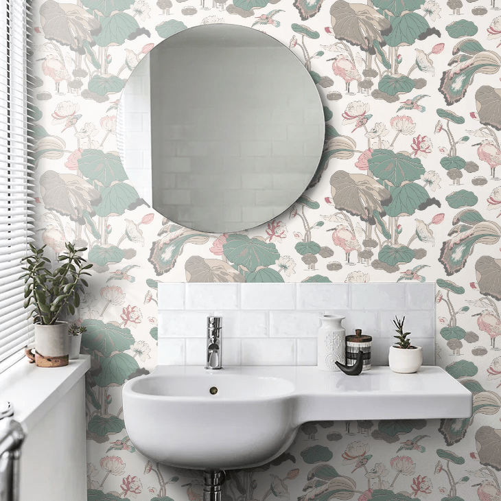 Nympheus Wallpaper - Soft Blush - GP & J Baker - BW45083/5 - Premier Wallcovering