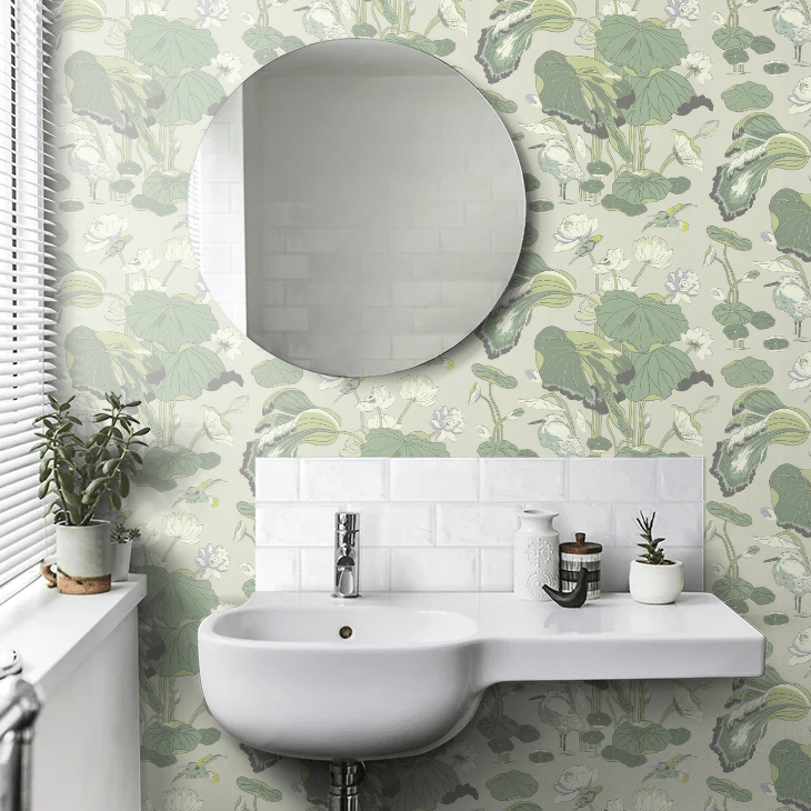 Nympheus Wallpaper - Botanical - GP & J Baker - BW45083/4 - Premier Wallcovering