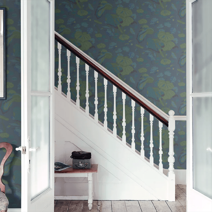 Nympheus Wallpaper - Teal - GP & J Baker - BW45083/2 - Premier Wallcovering