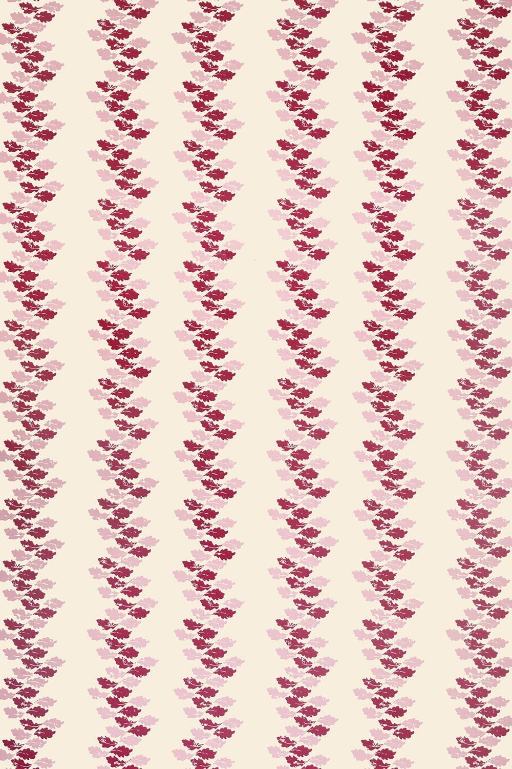 Oak Leaves Wallpaper - Red / Pink - BG2700102 - Barneby Gates - Premier Wallcovering