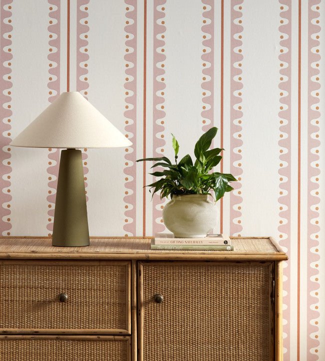 Oakham Wallpaper - Blush - Scion - NSCW113238 - Premier Wallcovering
