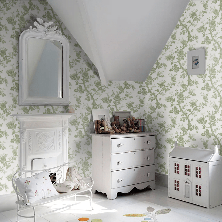 Oakminster Wallpaper - Misty Green - Timothy Wilman - TW2559 - Premier Wallcovering