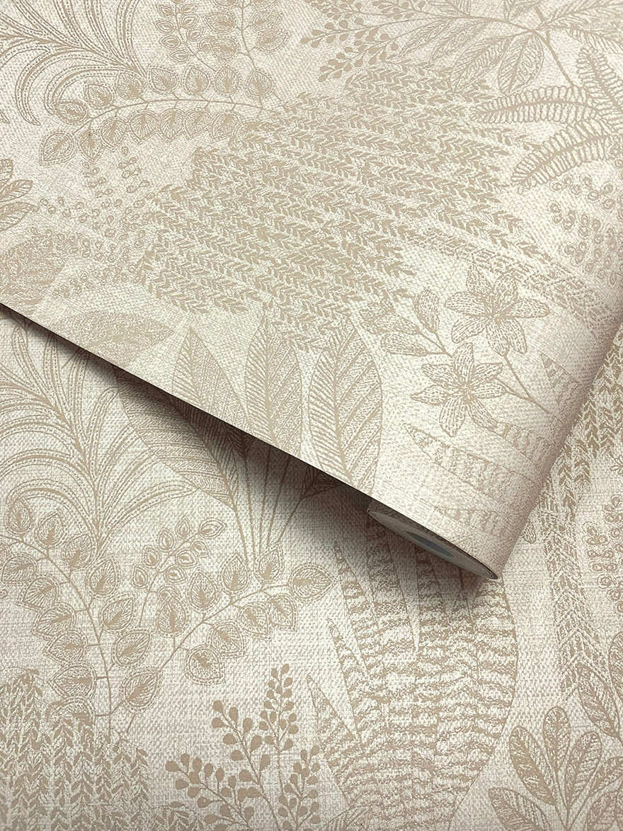 Oasis Wallpaper - Cream - Holden Décor - 66051 - Premier Wallcovering
