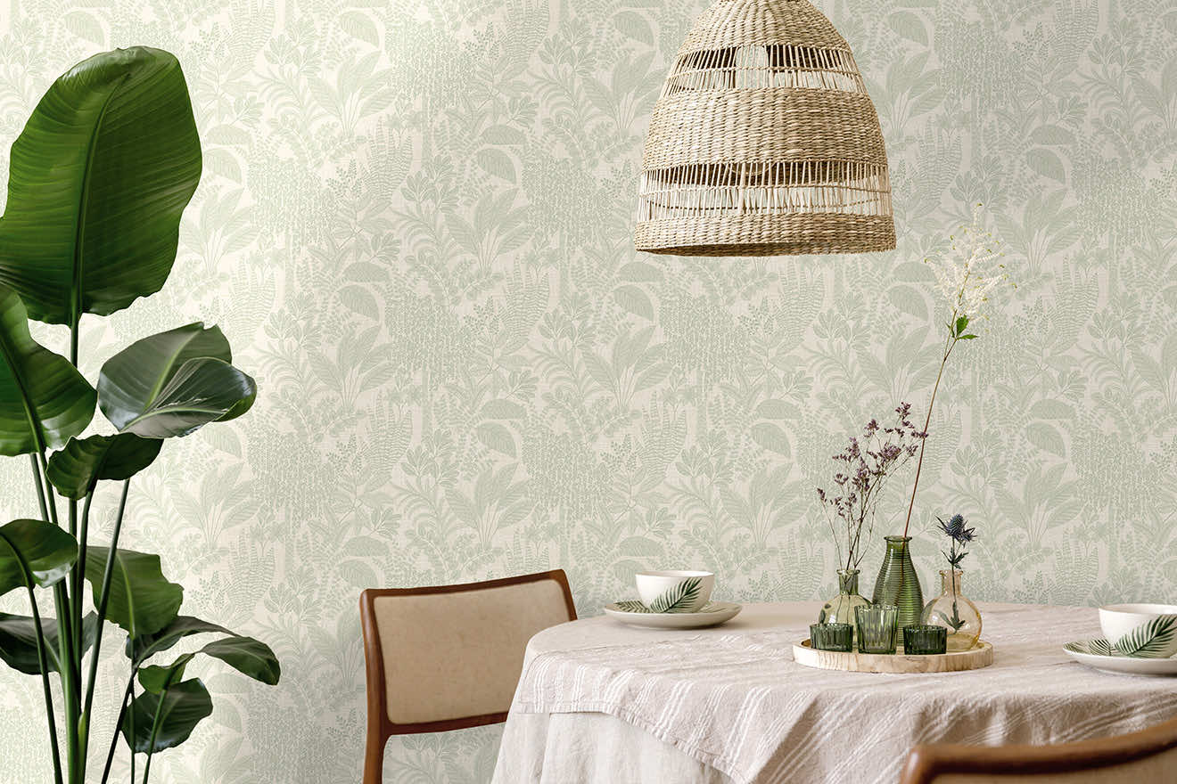 Oasis Wallpaper - Sage - Holden Décor - 66052 - Premier Wallcovering