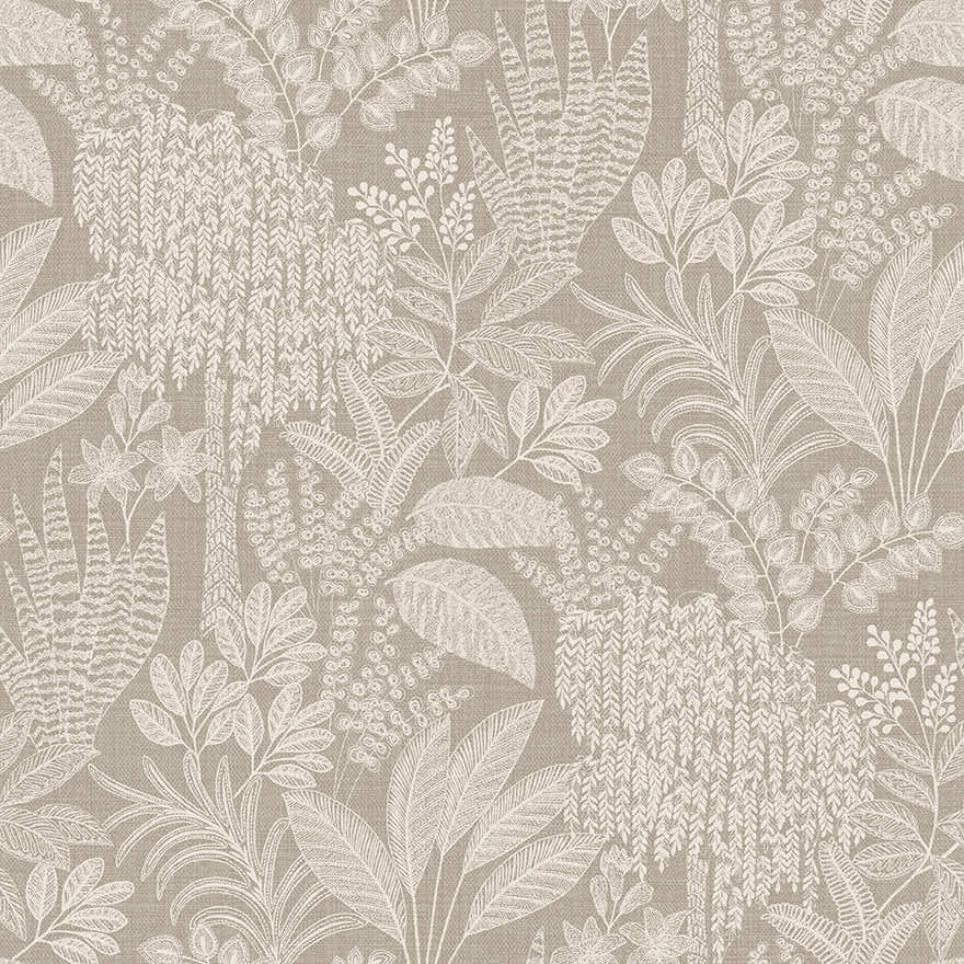 Oasis Wallpaper - Taupe - Holden Décor - 66053 - Premier Wallcovering