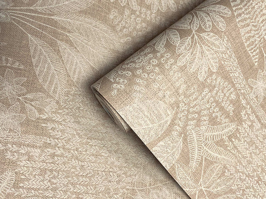 Oasis Wallpaper - Plaster Pink - Holden Décor - 66050 - Premier Wallcovering
