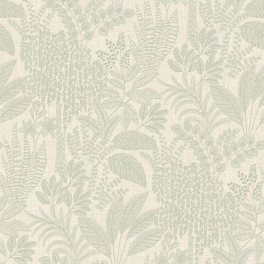Oasis Wallpaper - Sage - Holden Décor - 66052 - Premier Wallcovering