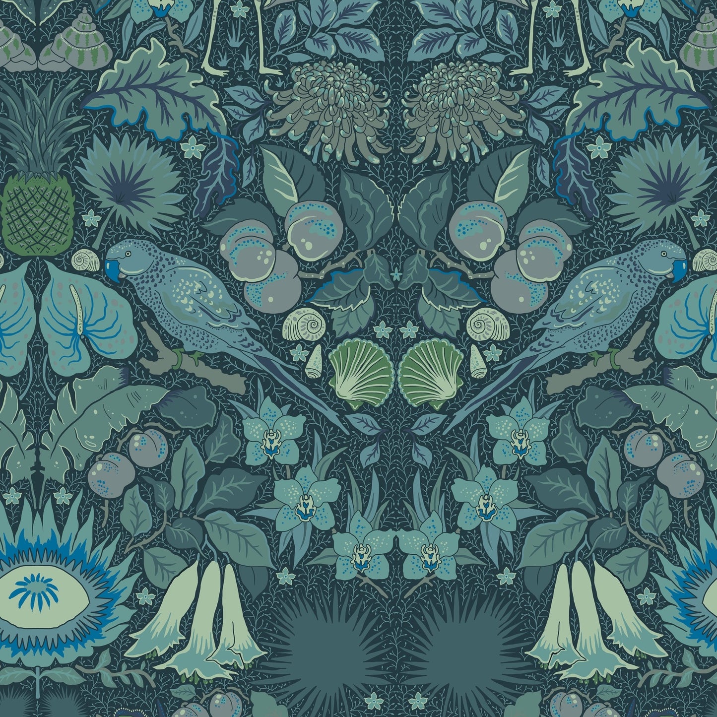 Oasis Wallpaper - Indigo-Blue - Wear The Walls - OAIB894152 - Premier Wallcovering