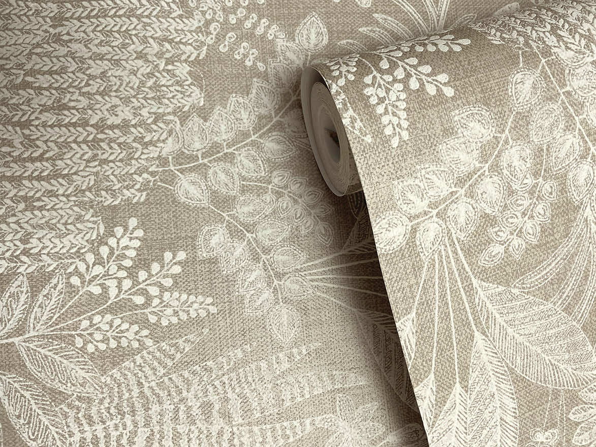 Oasis Wallpaper - Taupe - Holden Décor - 66053 - Premier Wallcovering