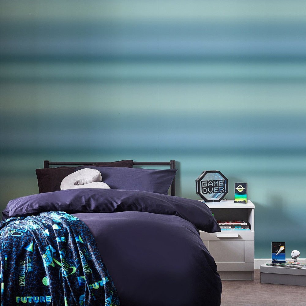 Ocean Ombre Wallpaper - Teal Blue - Next - 128842 - Premier Wallcovering