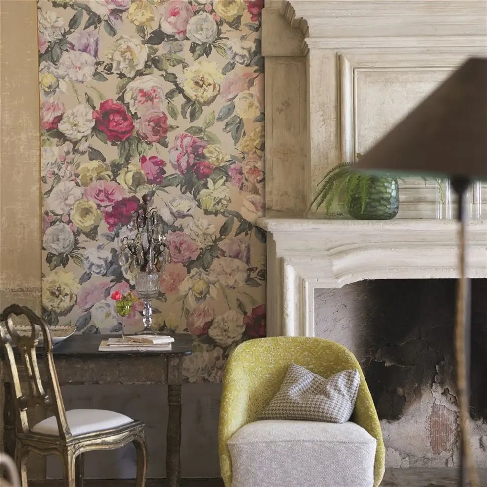 Octavia Wallpaper - Linen - Designers Guild - P608/01 - Premier Wallcovering