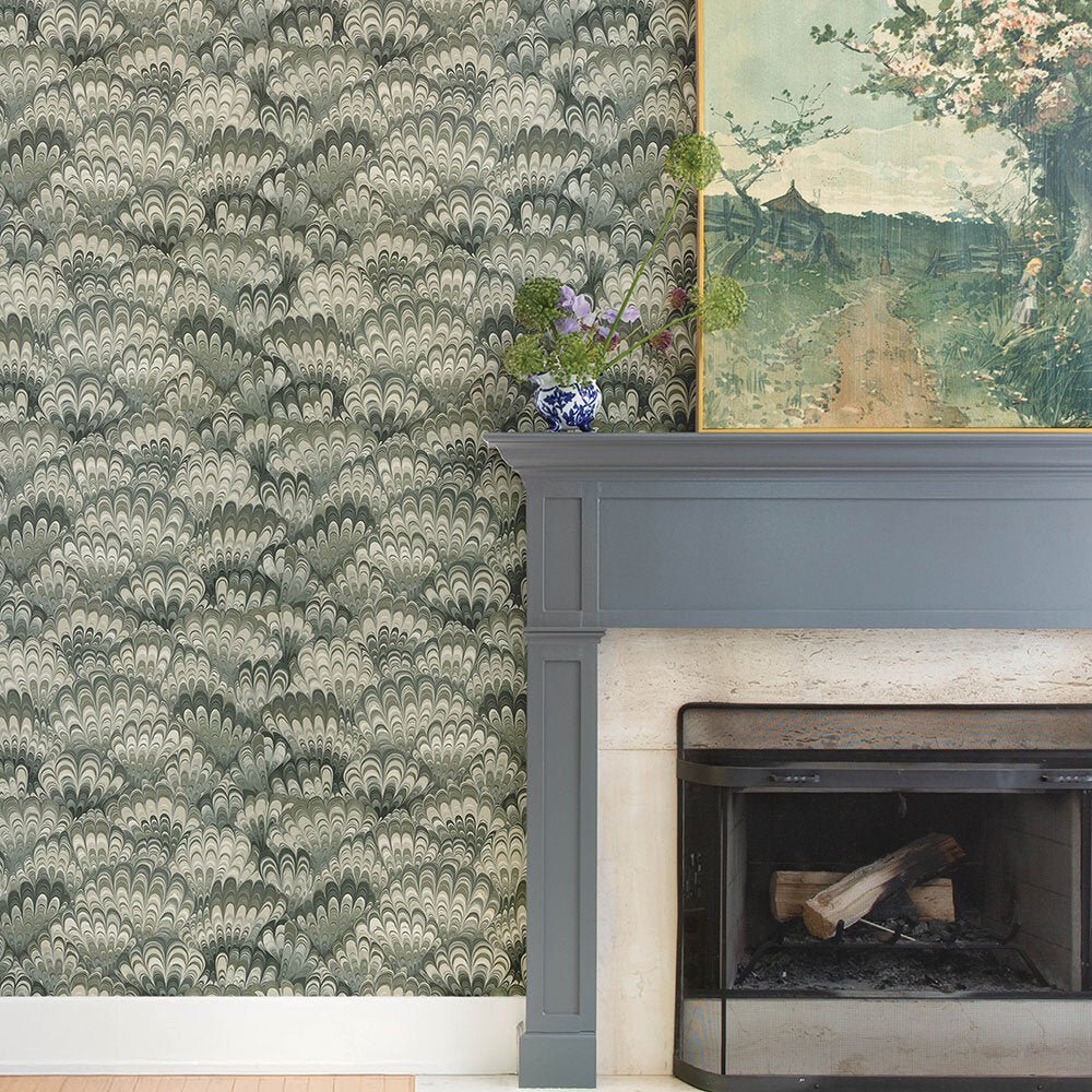 Octavia Wallpaper - Green - A Street Prints - FD27377 - Premier Wallcovering