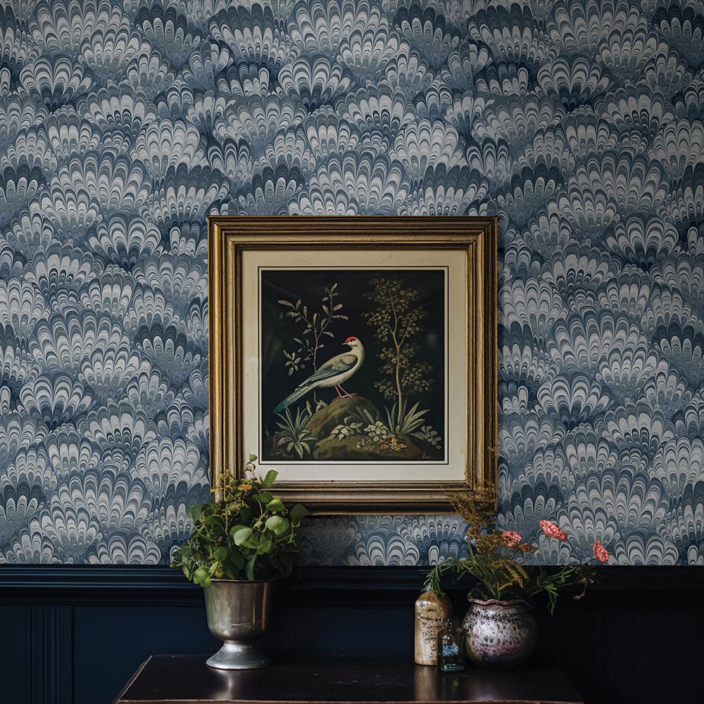 Octavia Wallpaper - Blue - A Street Prints - FD27379 - Premier Wallcovering