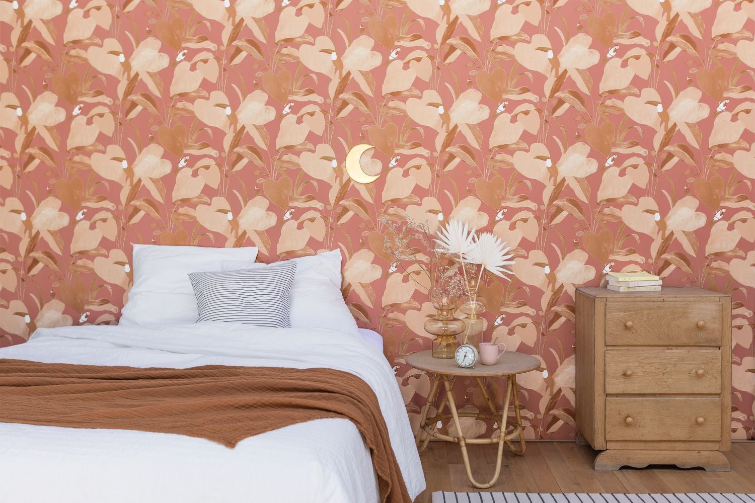 Odyssee Amazonia Wallpaper - Terracotta - Caselio - 101424421 - Premier Wallcovering