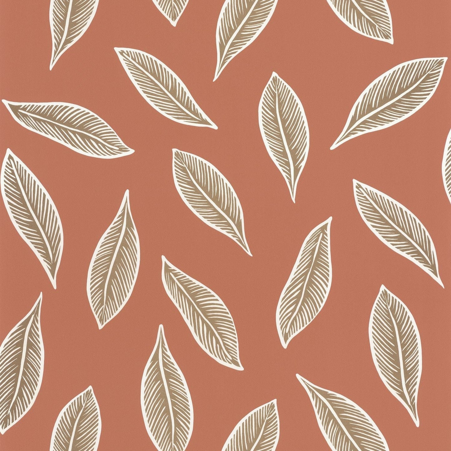 Odyssee Gabon Wallpaper - Terracota - Caselio - 101443339 - Premier Wallcovering