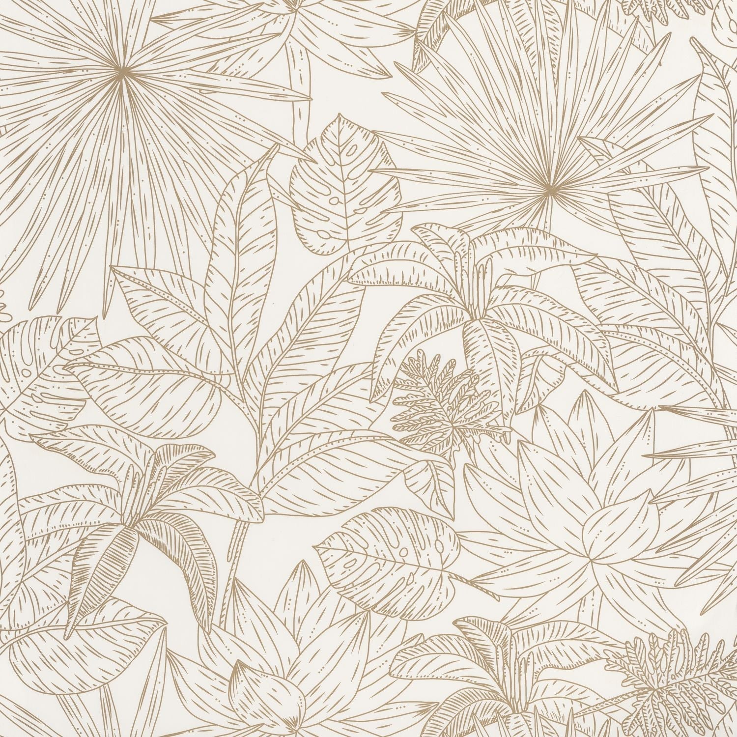 Odyssee Hawai Wallpaper - Blanc - Caselio - 101430020 - Premier Wallcovering