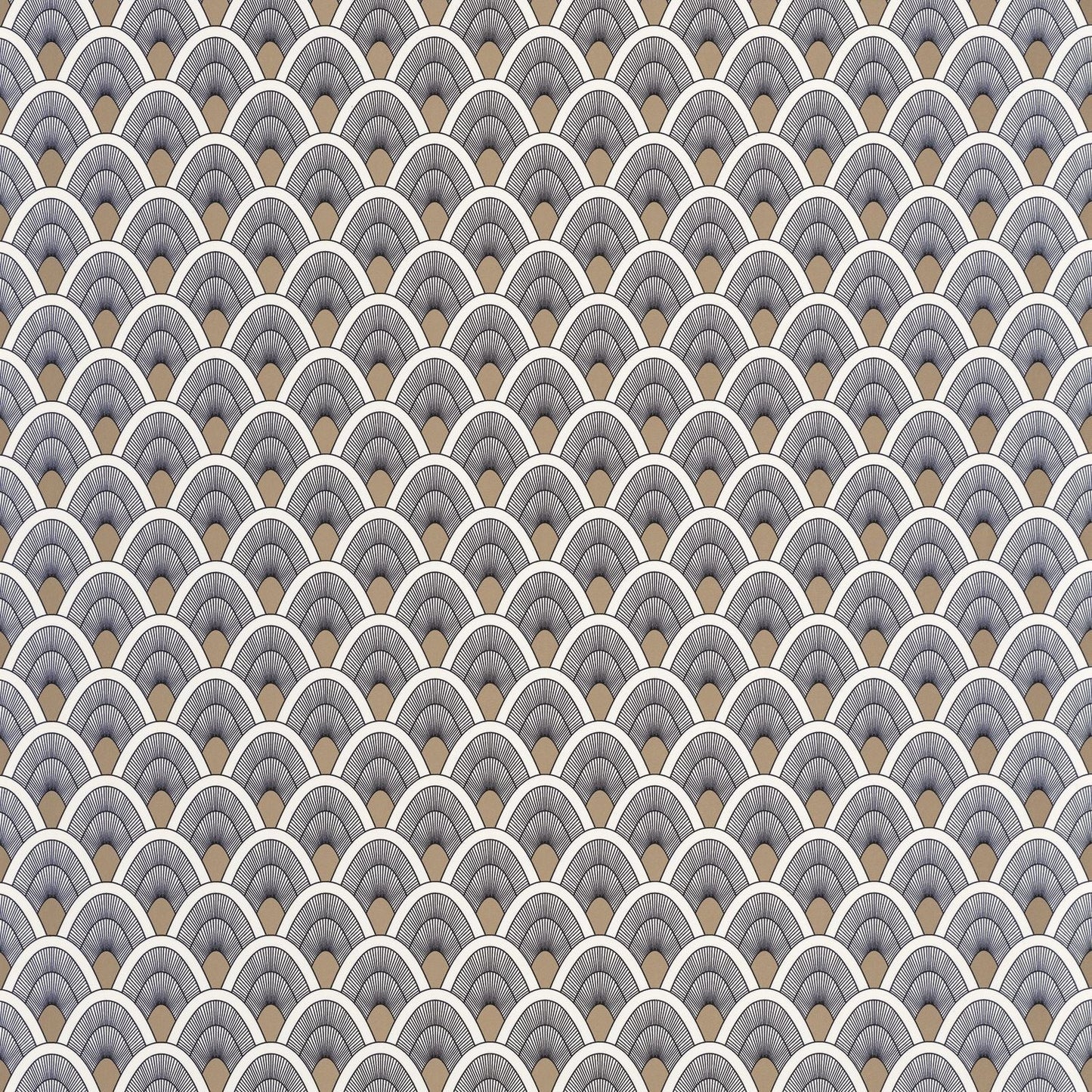 Odyssee Mayotte Wallpaper - Noir - Caselio - 101459128 - Premier Wallcovering