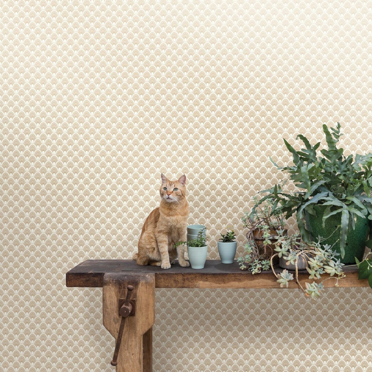 Odyssee Mayotte Wallpaper - Blanc - Caselio - 101450110 - Premier Wallcovering