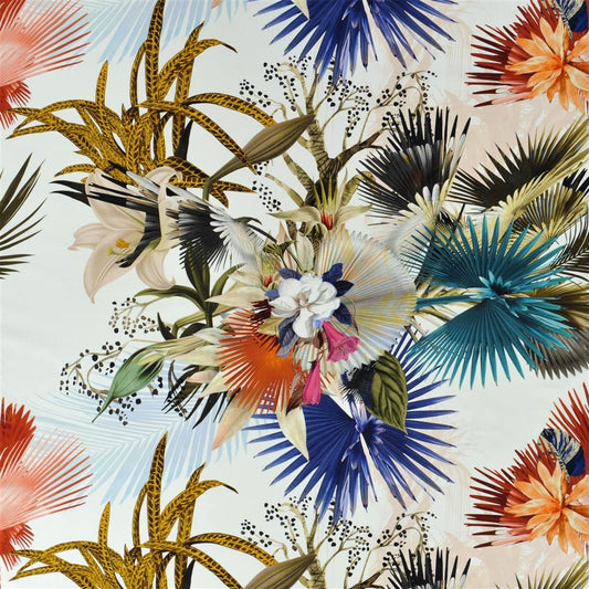 Oiseau De Bengale Fabric - Camelia - Christian Lacroix - FCL7052/01 - Premier Wallcovering