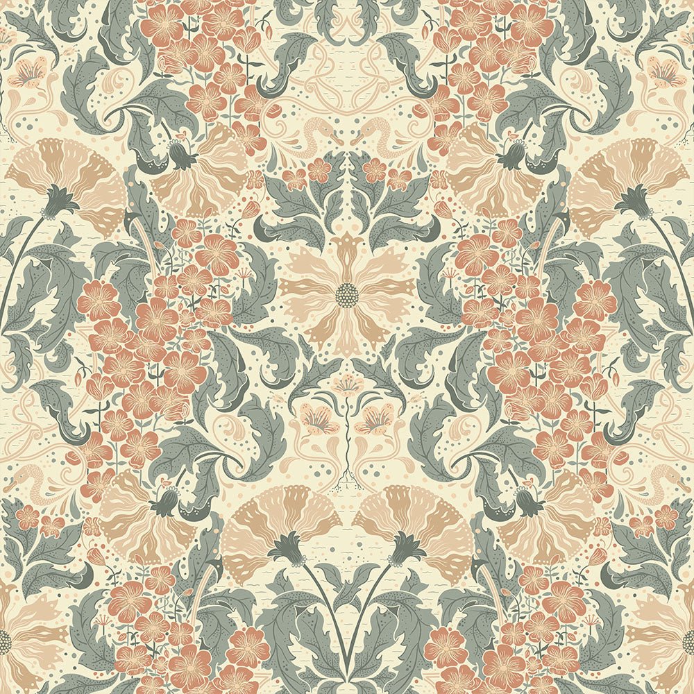 Öjvind Wallpaper - Cream - Midbec - 83116 - Premier Wallcovering