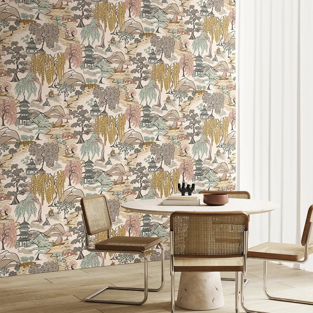 Oka Wallpaper - Perfect Almond - Ohpopsi - HAN50101W - Premier Wallcovering