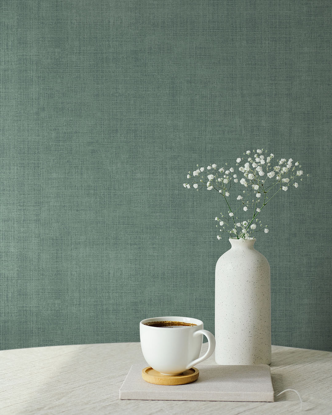 Oktan Wallpaper - Dark Green/Blue - Midbec - 16042 - Premier Wallcovering