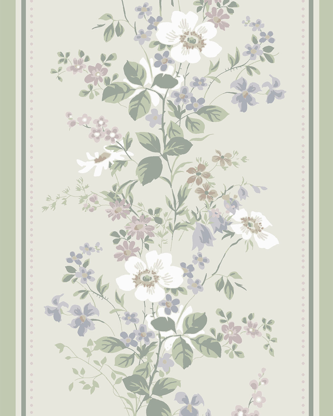 Olivia Bård Wallpaper - Gray - Midbec - 116039 - Premier Wallcovering