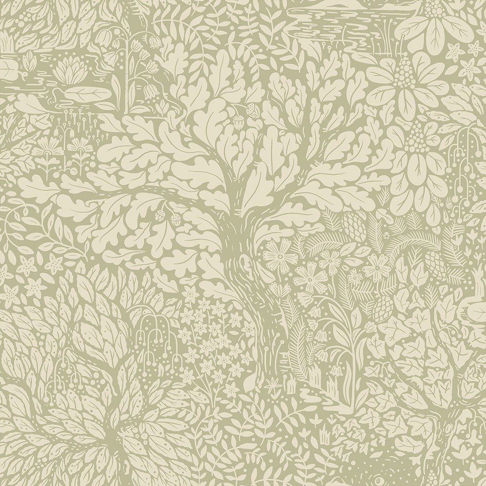 Olle Wallpaper - Beige - Midbec - 83108 - Premier Wallcovering