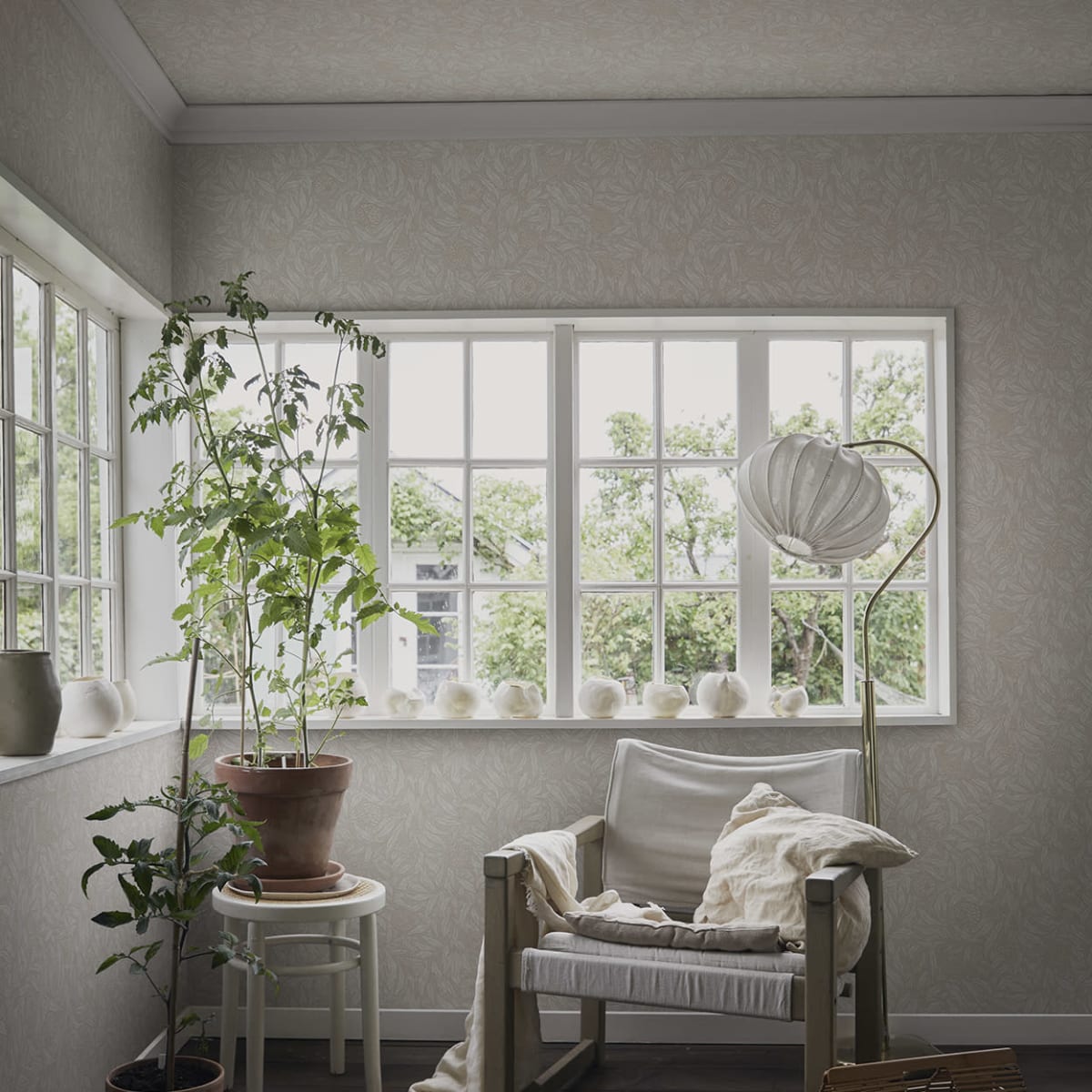 Olof Wallpaper - Sandstone - Sandberg - S10203 - Premier Wallcovering