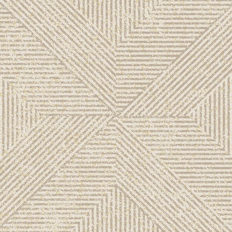Omaru Danillo Geometric Glitter Wallpaper - Natural - Grandeco - A68203 - Premier Wallcovering