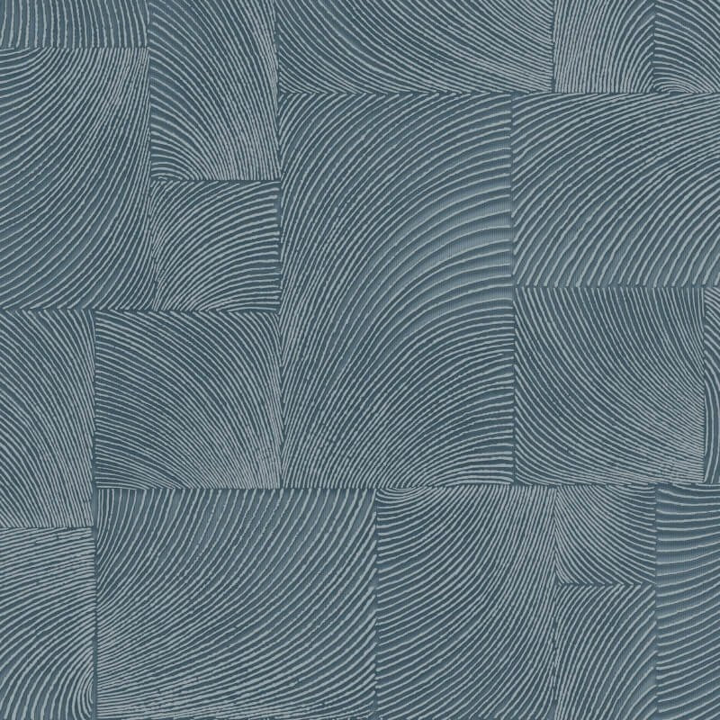 Omaru Murio Geometric Wallpaper - Navy - Grandeco - A71504 - Premier Wallcovering