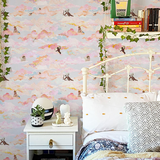 On Cloud 9 Wallpaper - Candyfloss - Fraiche - WP19001 - Premier Wallcovering