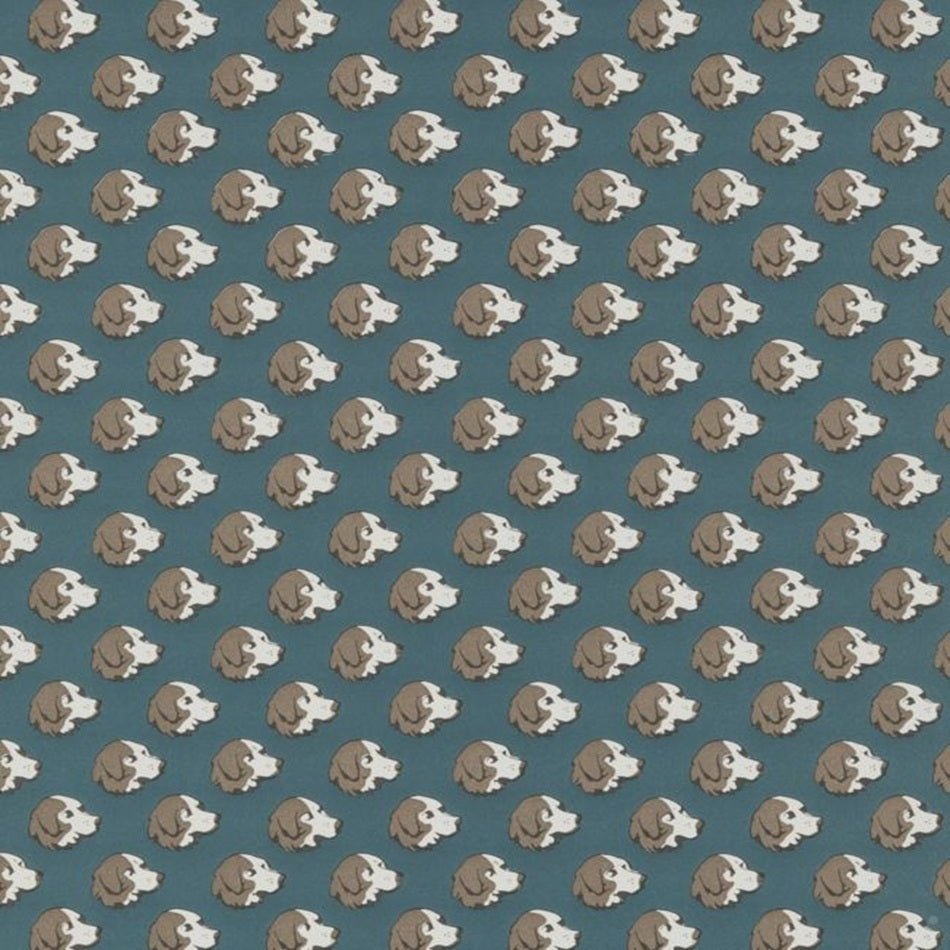 On The Scent Wallpaper - Indigo - Mulberry Home - FG089/H10 - Premier Wallcovering